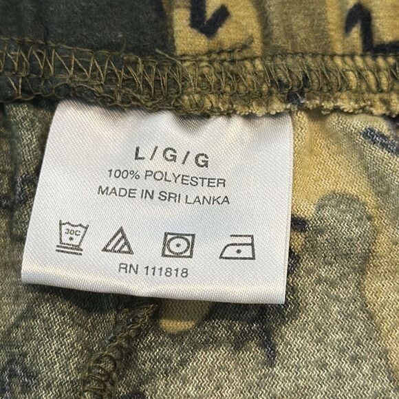 MK - Michael Kors Collection Men’s PJ Pants. Large. Green Camouflage Print. - Picture 4 of 4